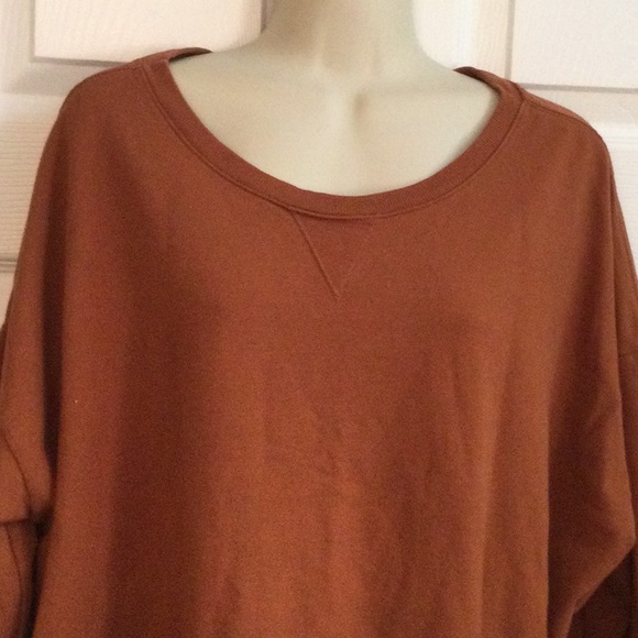 Terra & Sky Sweatshirt Top. NWOT - Picture 2 of 9